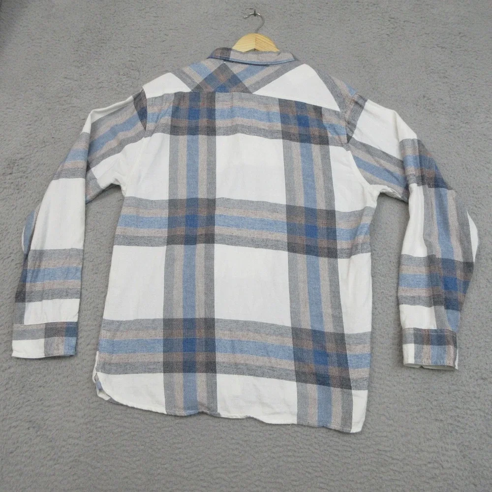 Levis Outdoor Shirt‎ Mens XL White Plaid Button Up Gorpcore Outdoor Workwear